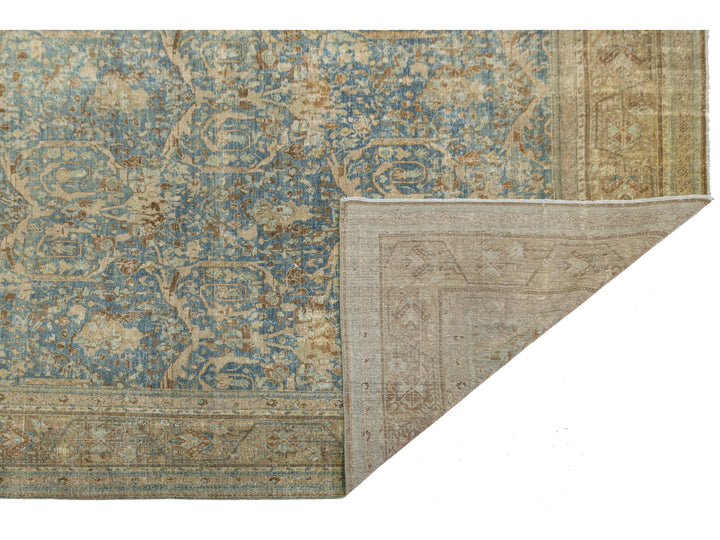 Antique Mahal Wool Rug 11 X 14