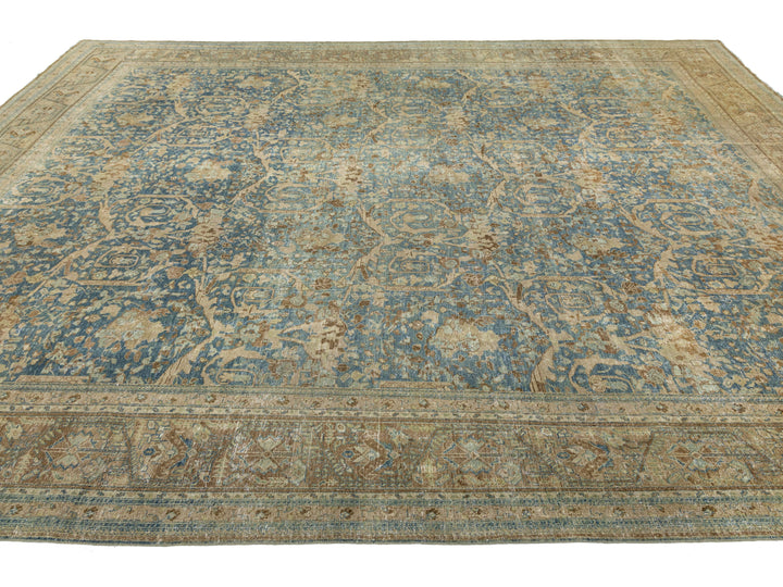 Antique Mahal Wool Rug 11 X 14
