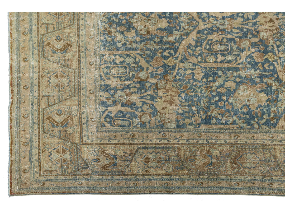 Antique Mahal Wool Rug 11 X 14