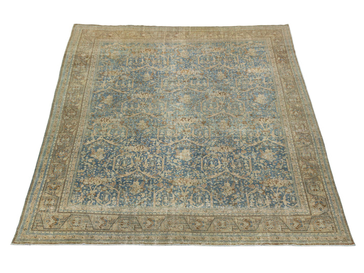 Antique Mahal Wool Rug 11 X 14