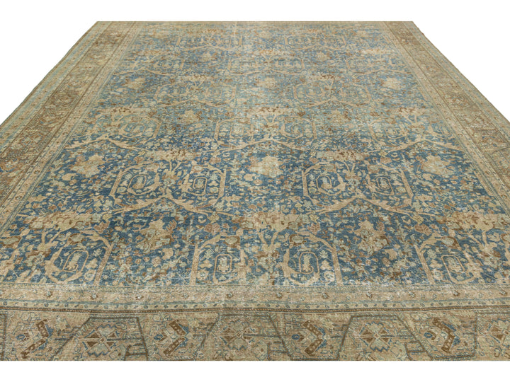 Antique Mahal Wool Rug 11 X 14