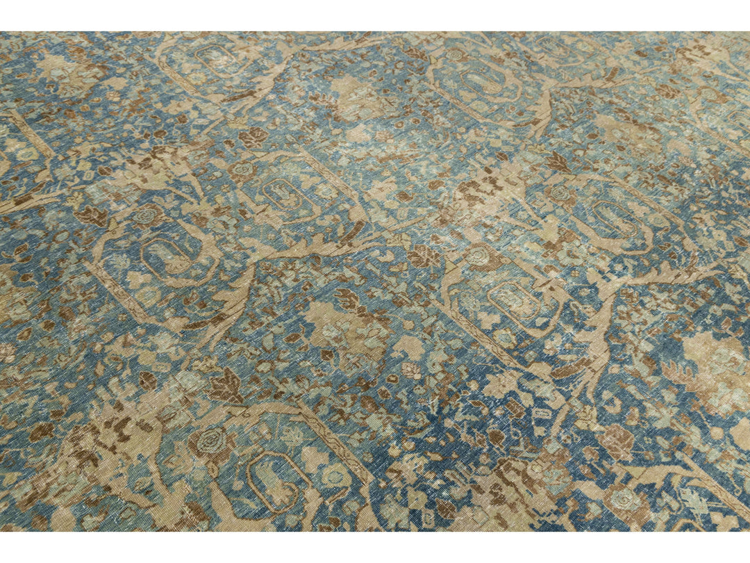 Antique Mahal Wool Rug 11 X 14