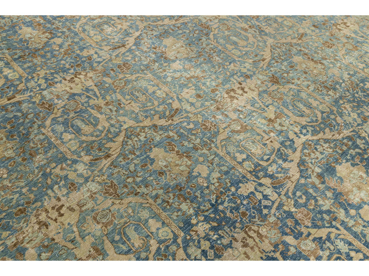 Antique Mahal Wool Rug 11 X 14