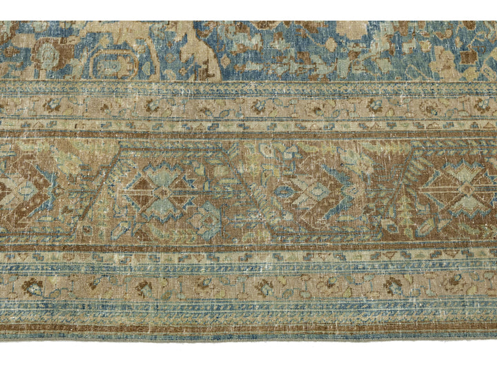 Antique Mahal Wool Rug 11 X 14