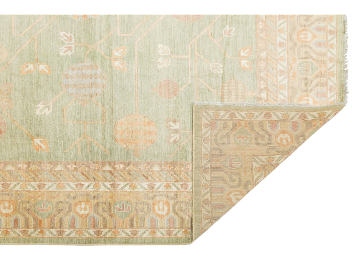 Modern Khotan Wool Rug 12 X 15