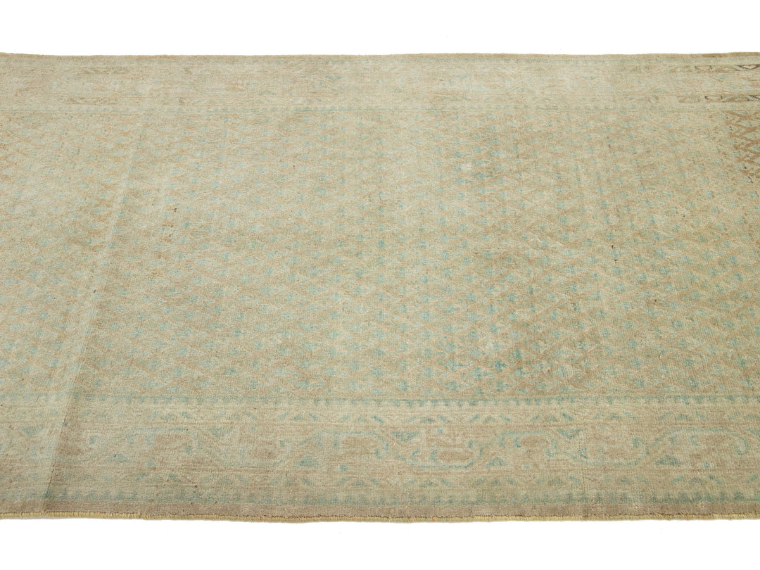 Antique Malayer Wool Runner 4 X 13