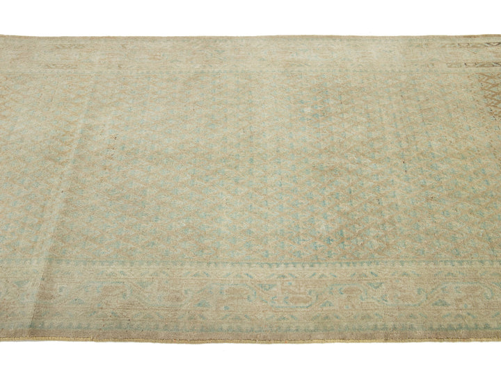 Antique Malayer Wool Runner 4 X 13
