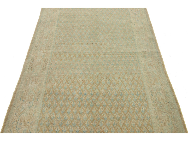 Antique Malayer Wool Runner 4 X 13