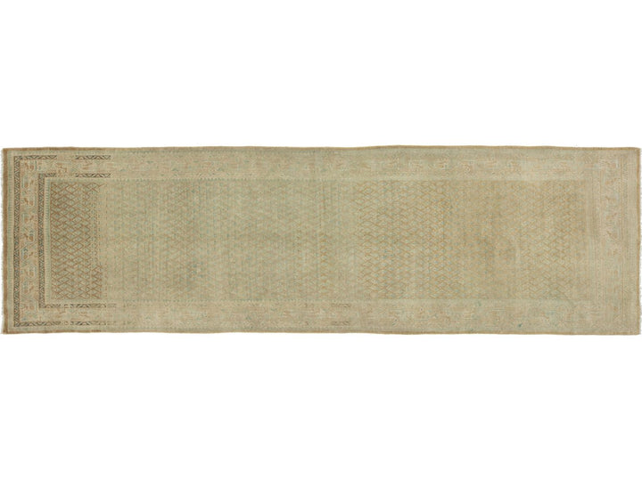 Antique Malayer Wool Runner 4 X 13