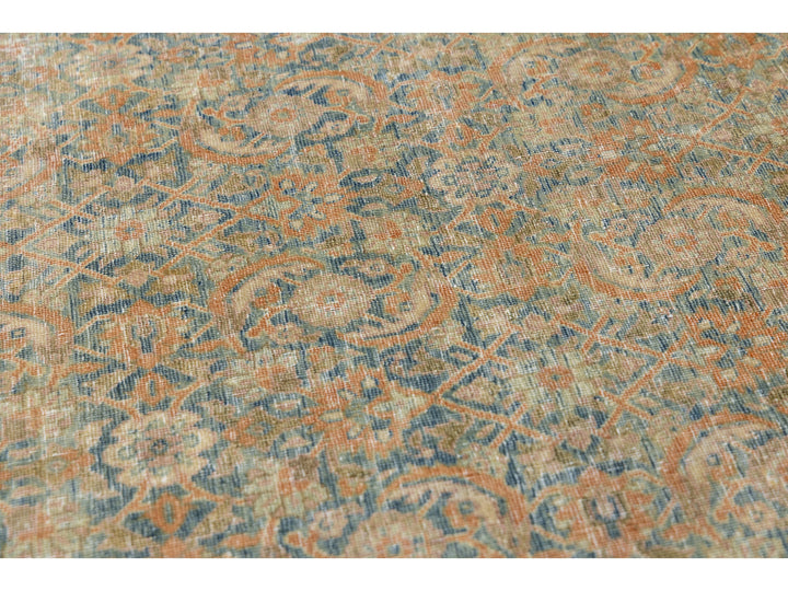 Antique Tabriz Wool Rug 11 X 16