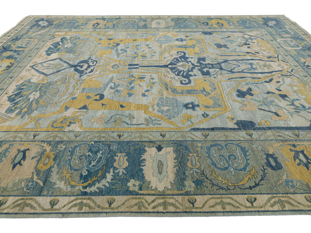 Modern Bidjar Wool Rug 12 X 15