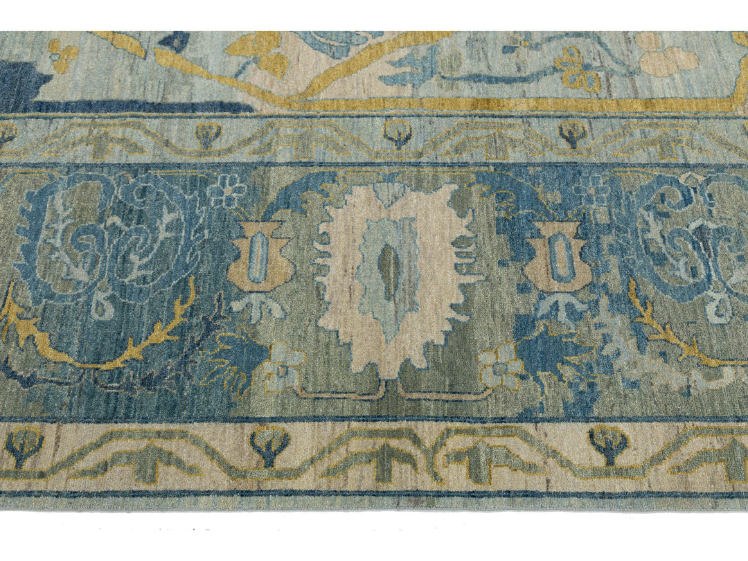 Modern Bidjar Wool Rug 12 X 15