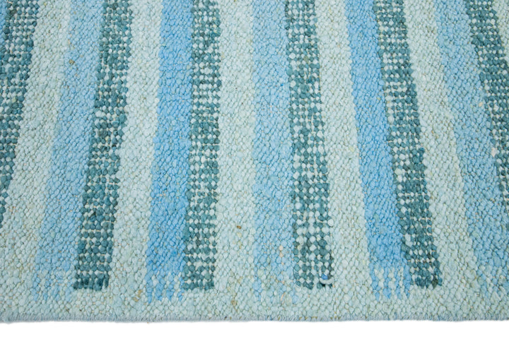 Modern Swedish Wool Rug 6 X 9