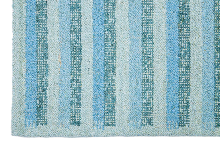 Modern Swedish Wool Rug 6 X 9