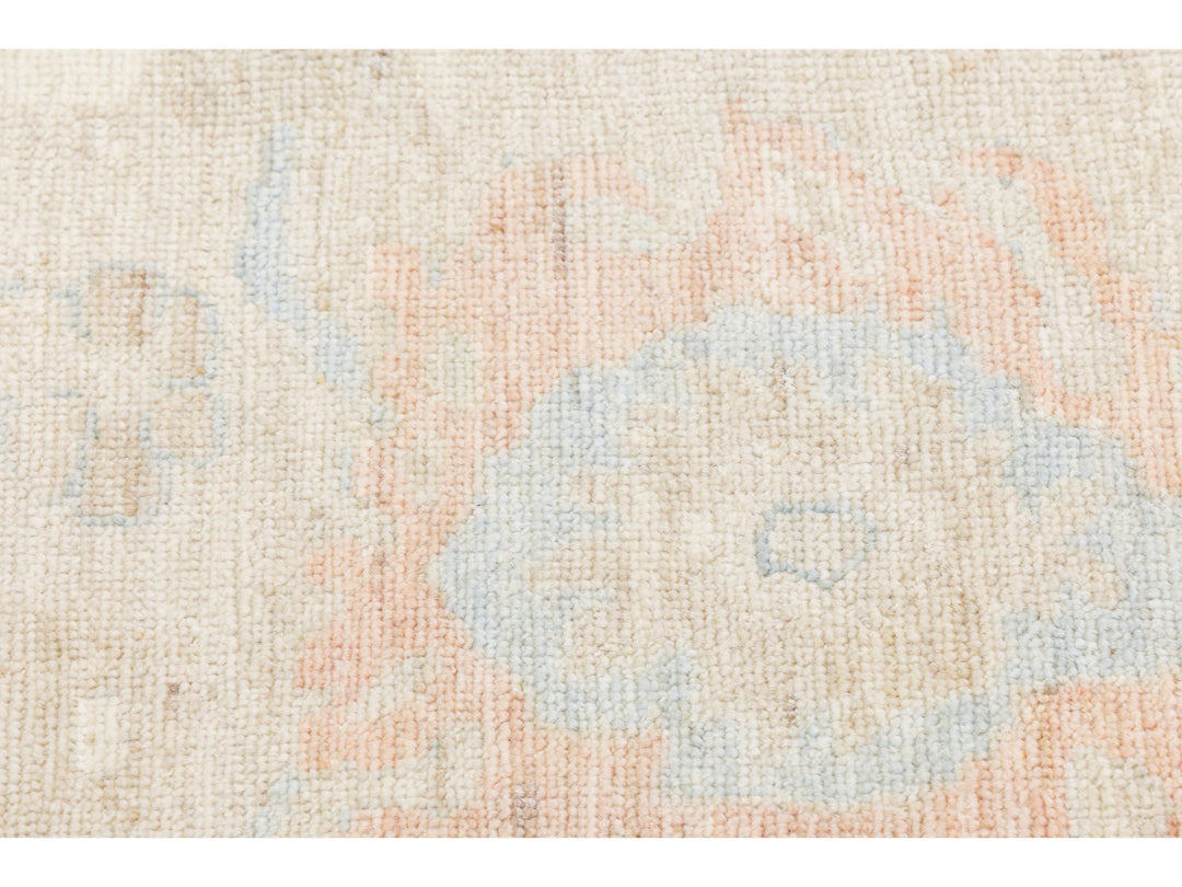 Modern Oushak Wool Rug 12 X 15