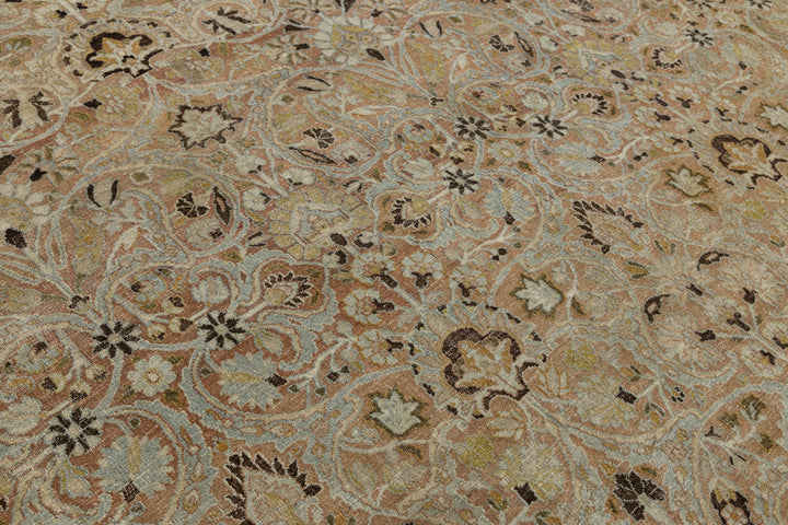 Antique Tabriz Wool Rug 12 X 16