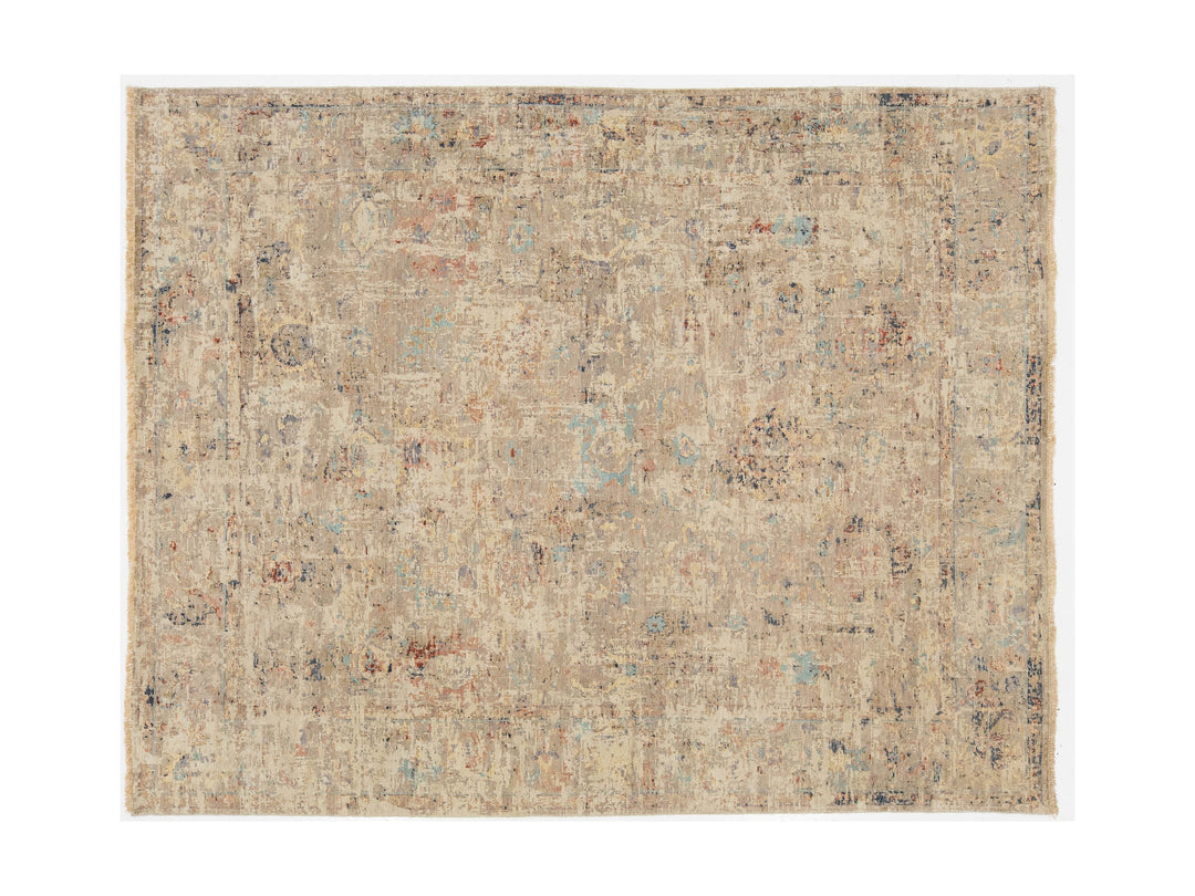 Modern Abstract Wool Rug 8 X 10