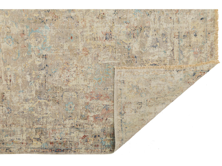 Modern Abstract Wool Rug 8 X 10