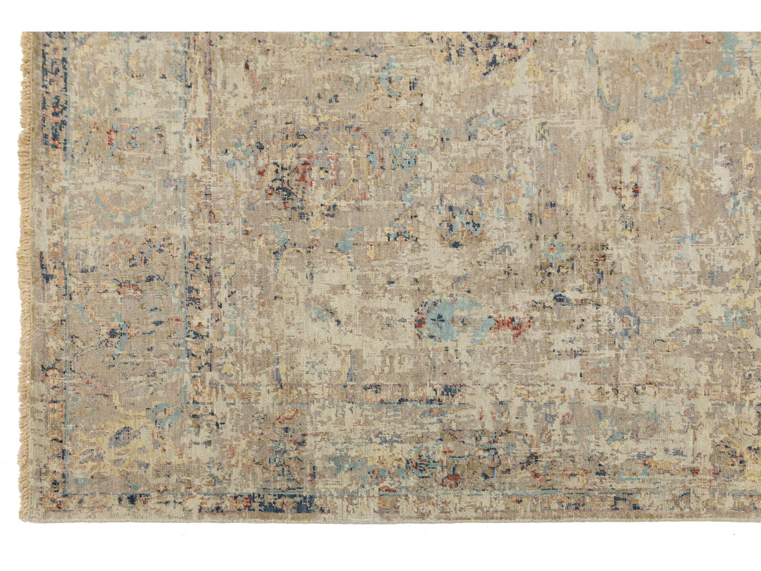 Modern Abstract Wool Rug 8 X 10