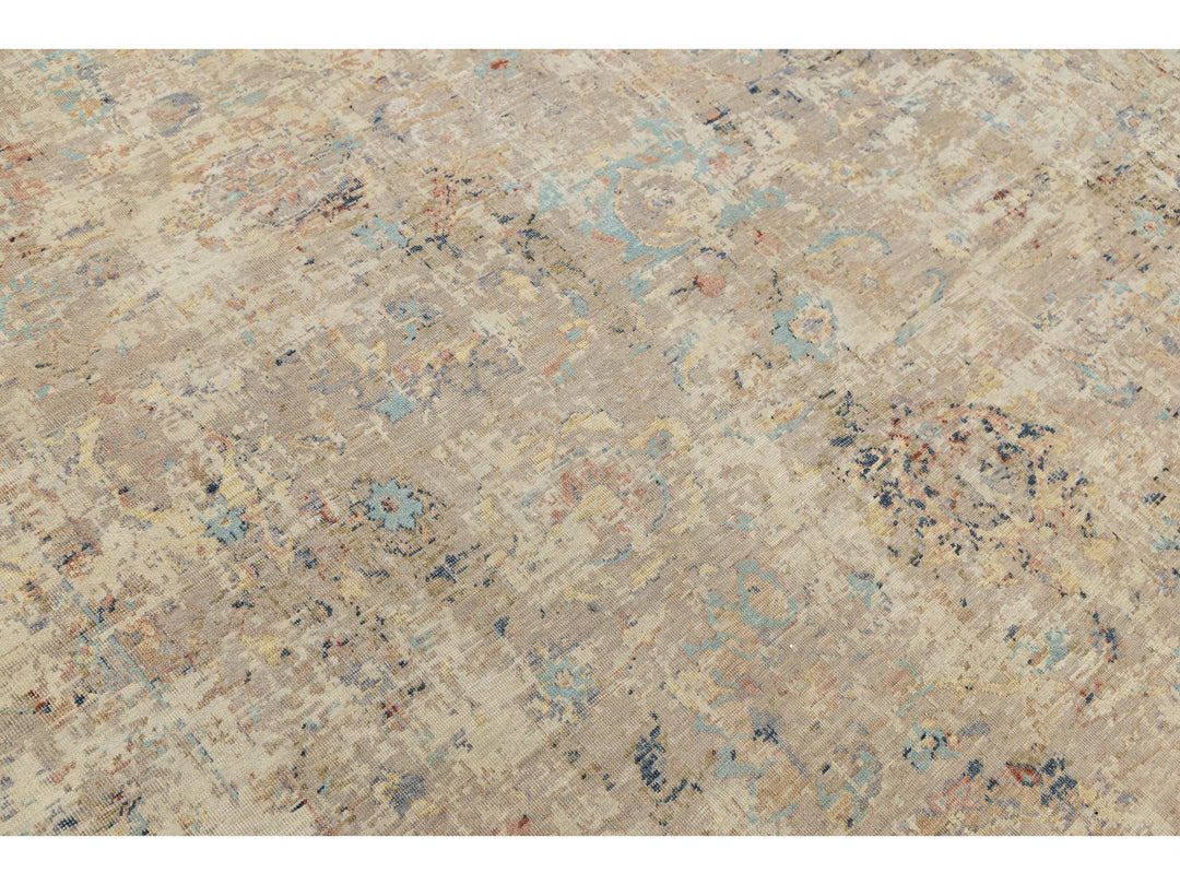 Modern Abstract Wool Rug 8 X 10