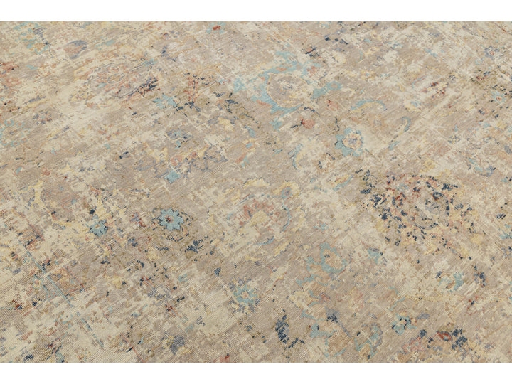 Modern Abstract Wool Rug 8 X 10