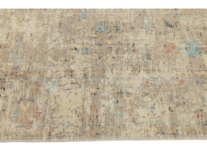 Modern Abstract Wool Rug 8 X 10