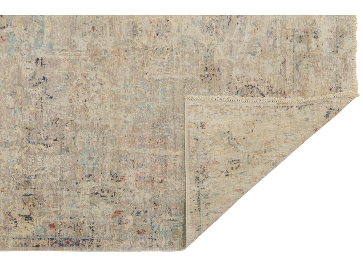 Modern Transitional Wool Rug 8 X 10