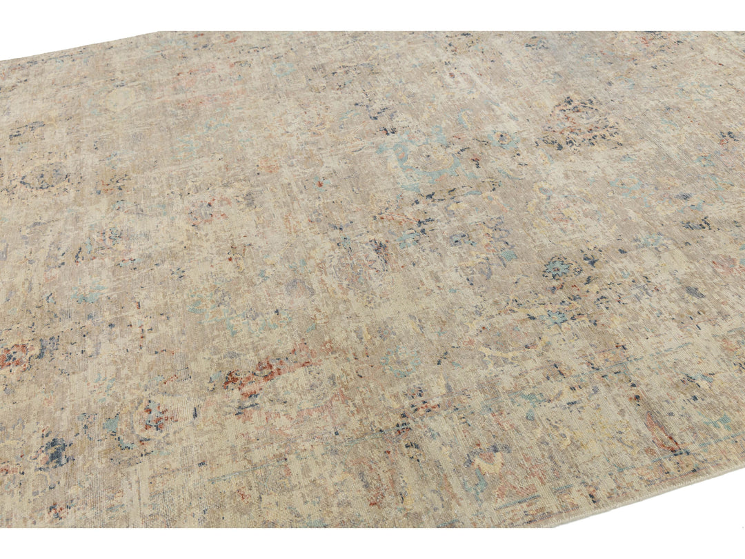 Modern Transitional Wool Rug 8 X 10