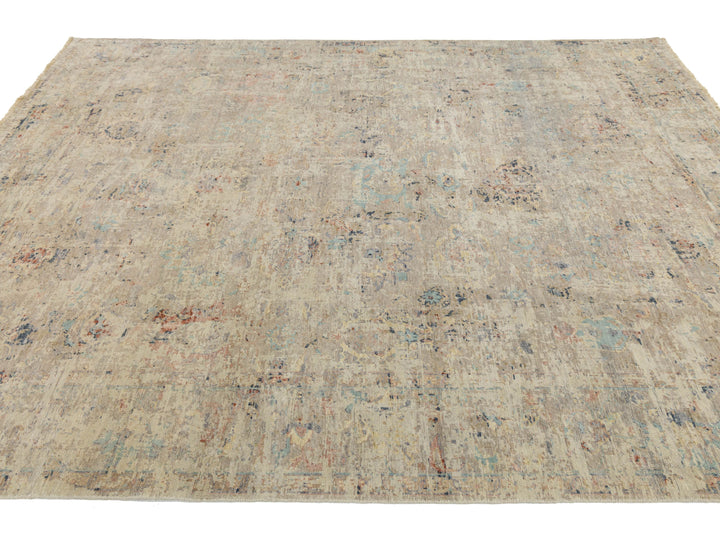 Modern Transitional Wool Rug 8 X 10