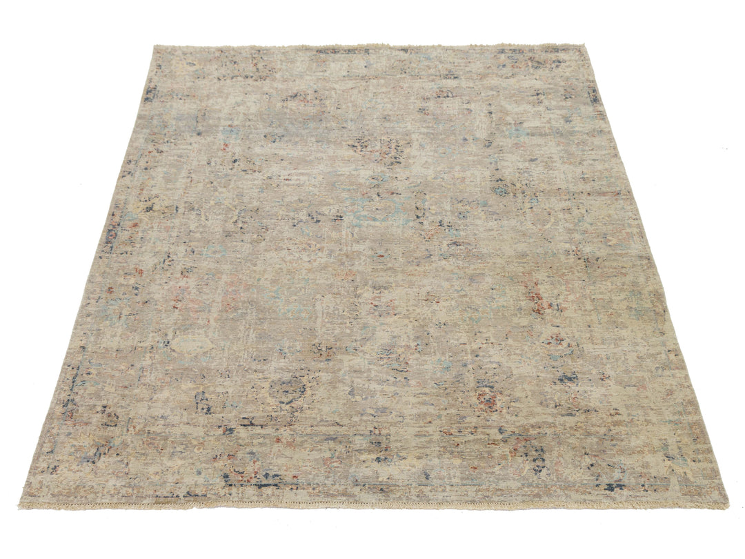 Modern Transitional Wool Rug 8 X 10