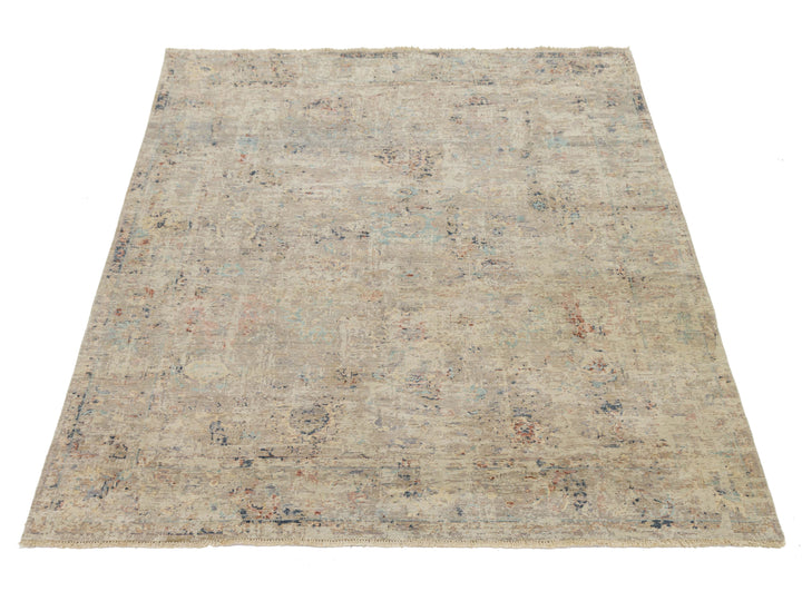 Modern Transitional Wool Rug 8 X 10