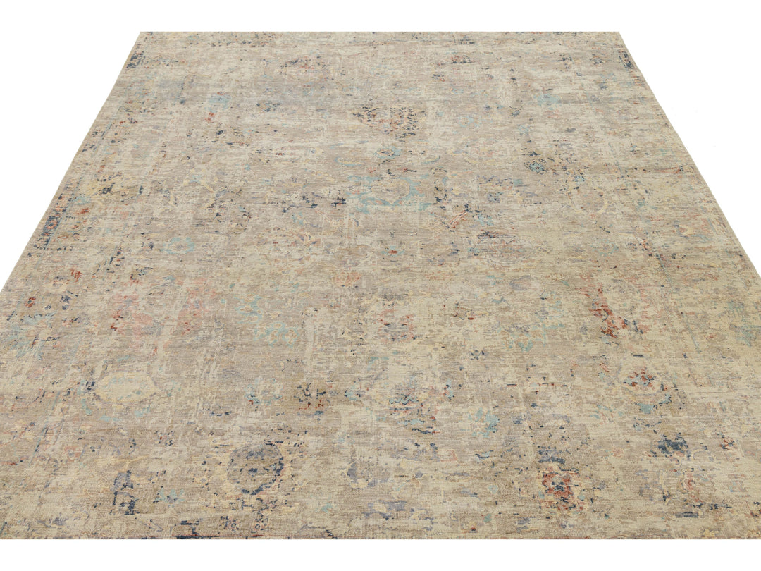 Modern Transitional Wool Rug 8 X 10