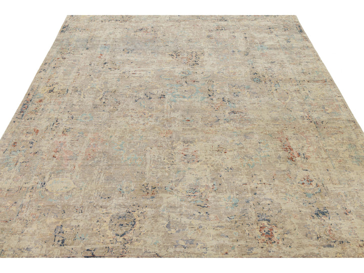 Modern Transitional Wool Rug 8 X 10