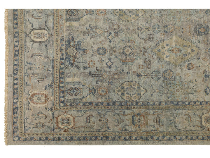 Modern Tabriz Wool Rug 11 X 15