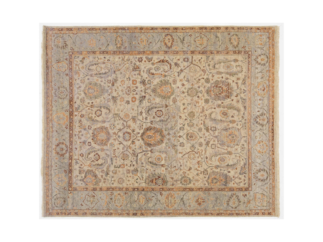 Modern Tabriz Wool Rug 8 X 10