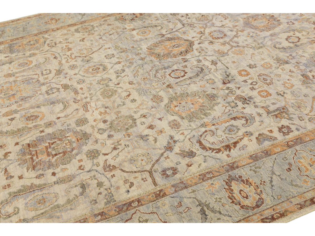 Modern Tabriz Wool Rug 8 X 10