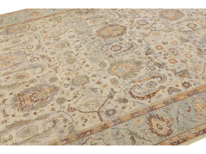 Modern Tabriz Wool Rug 8 X 10