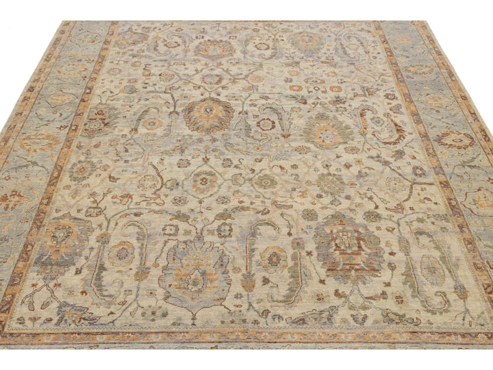 Modern Tabriz Wool Rug 8 X 10
