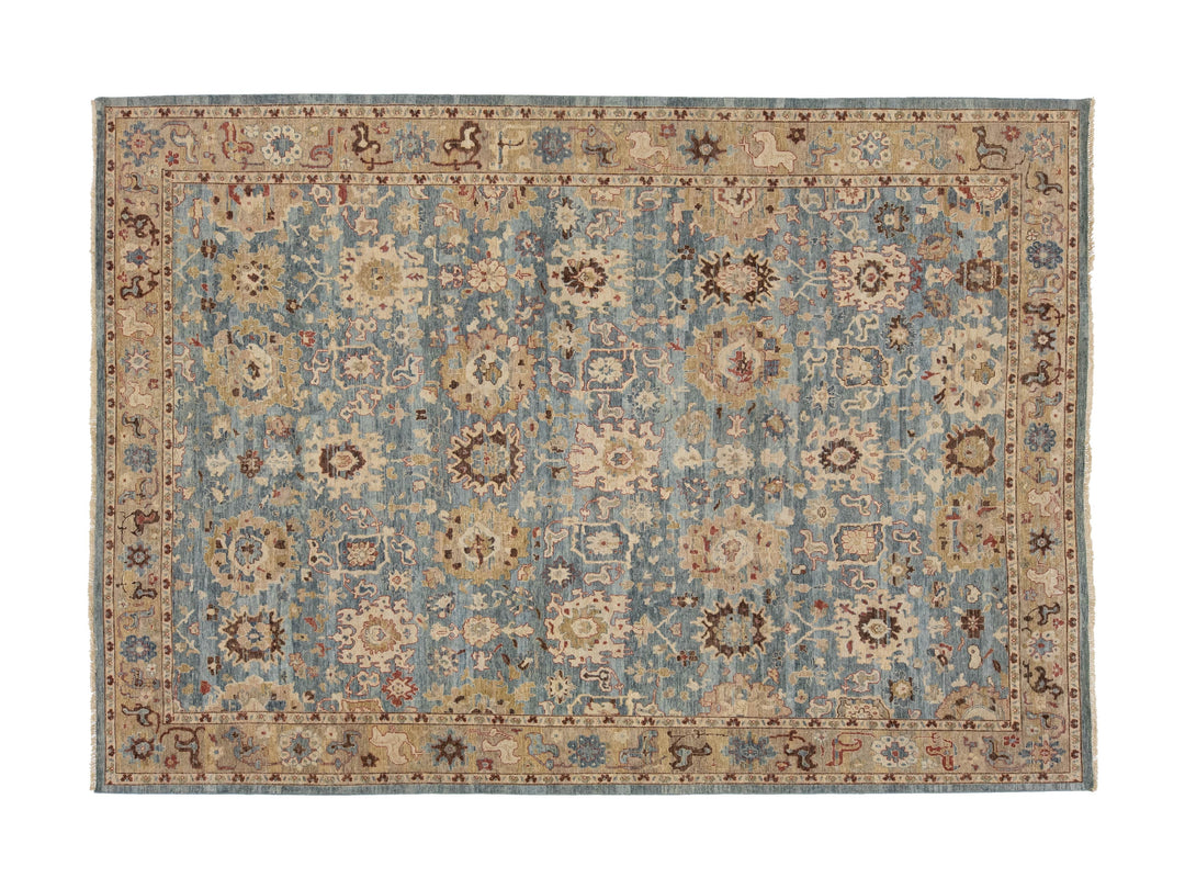 Modern Tabriz Wool Rug 10 X 14