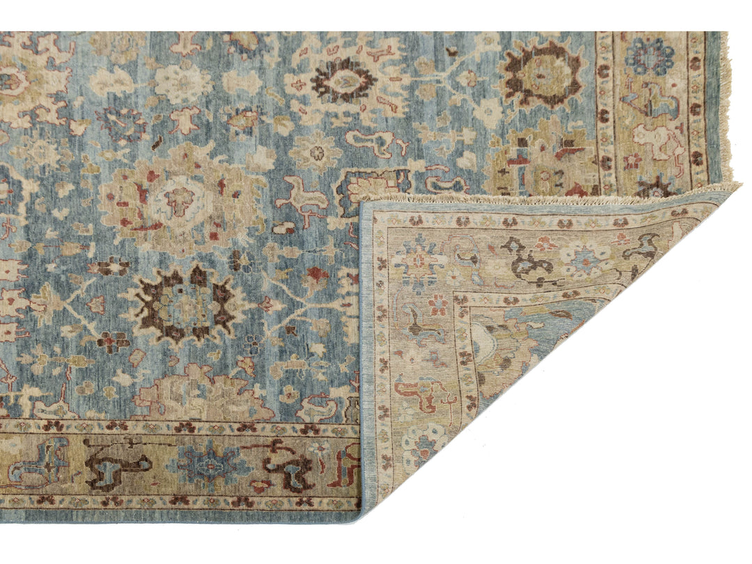 Modern Tabriz Wool Rug 10 X 14
