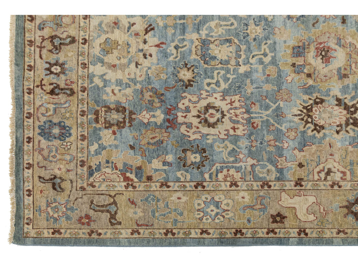 Modern Tabriz Wool Rug 10 X 14