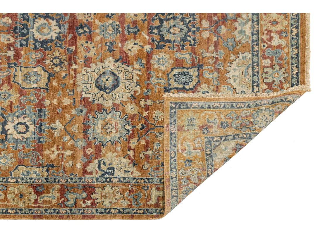 Modern Tabriz Wool Rug 9 X 11