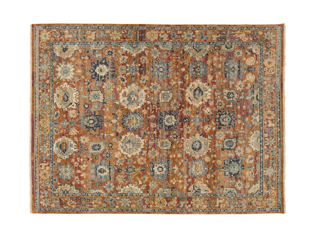 Modern Tabriz Wool Rug 9 X 11