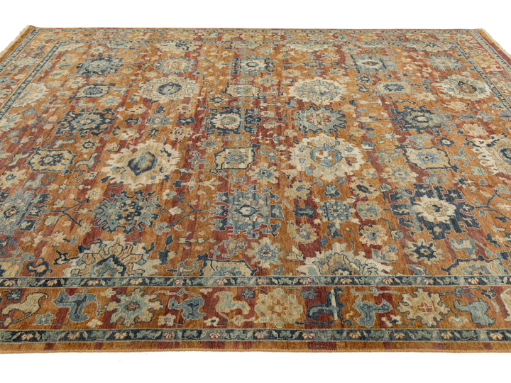 Modern Tabriz Wool Rug 9 X 11