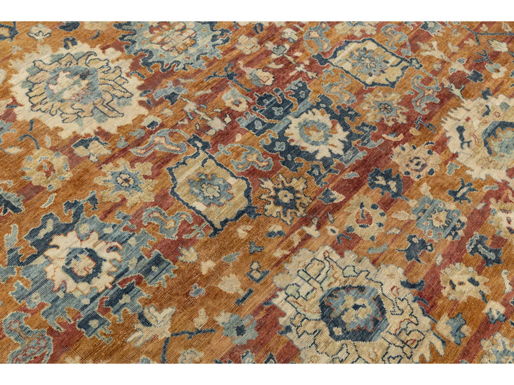 Modern Tabriz Wool Rug 9 X 11