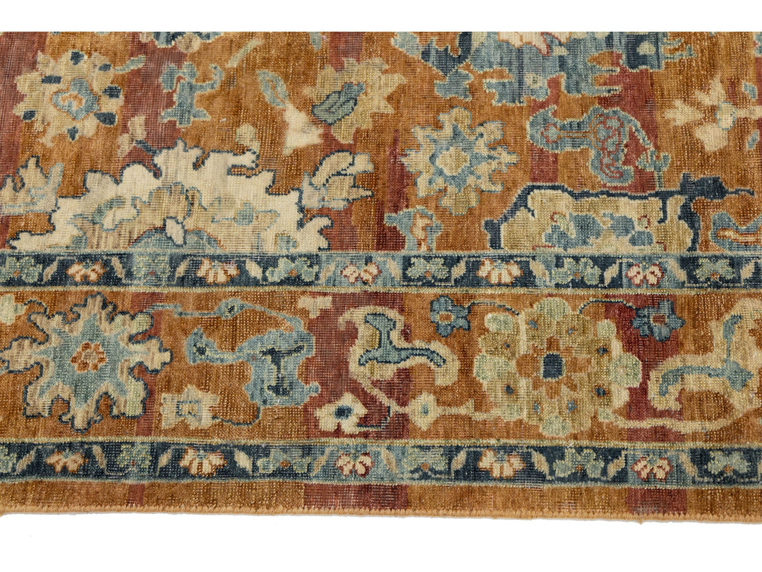 Modern Tabriz Wool Rug 9 X 11