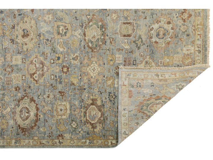 Modern Transitional Wool Rug 9 X 11