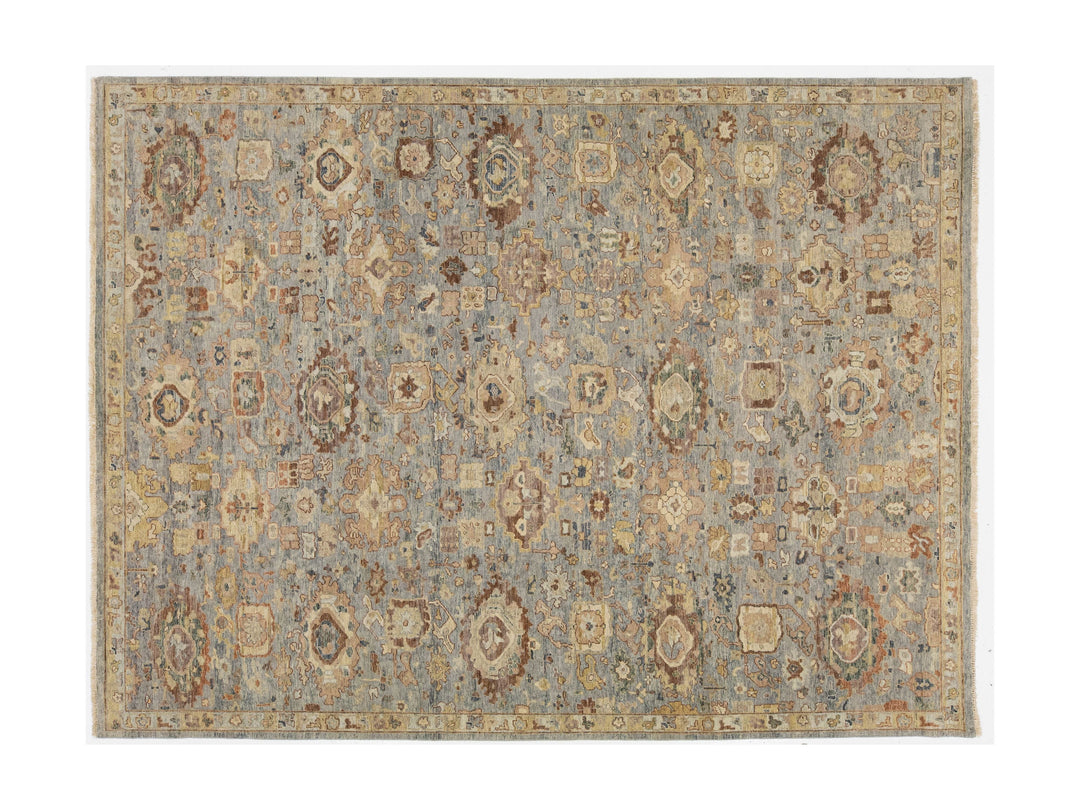 Modern Transitional Wool Rug 9 X 11