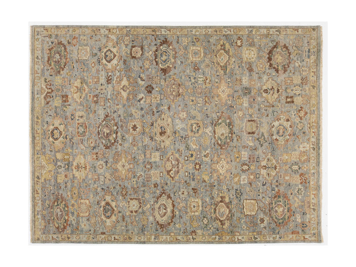 Modern Transitional Wool Rug 9 X 11