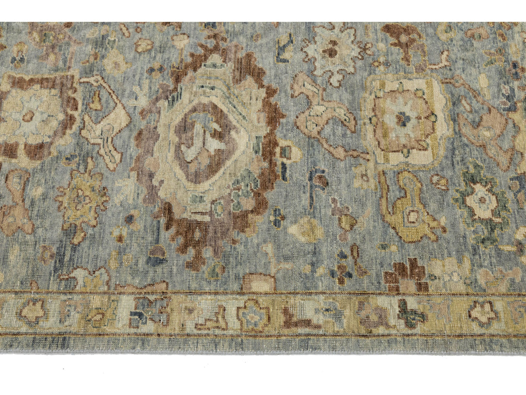 Modern Transitional Wool Rug 9 X 11